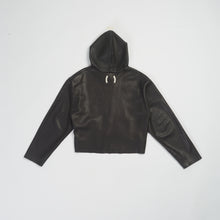 Load image into Gallery viewer, YALE LEATHER HOODIE
