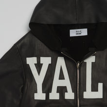 Load image into Gallery viewer, YALE LEATHER HOODIE
